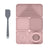 Silicone Pet Lick Mat Slow Feeder Tray with Suction Cup Non-Slip Base for Cats and Dogs