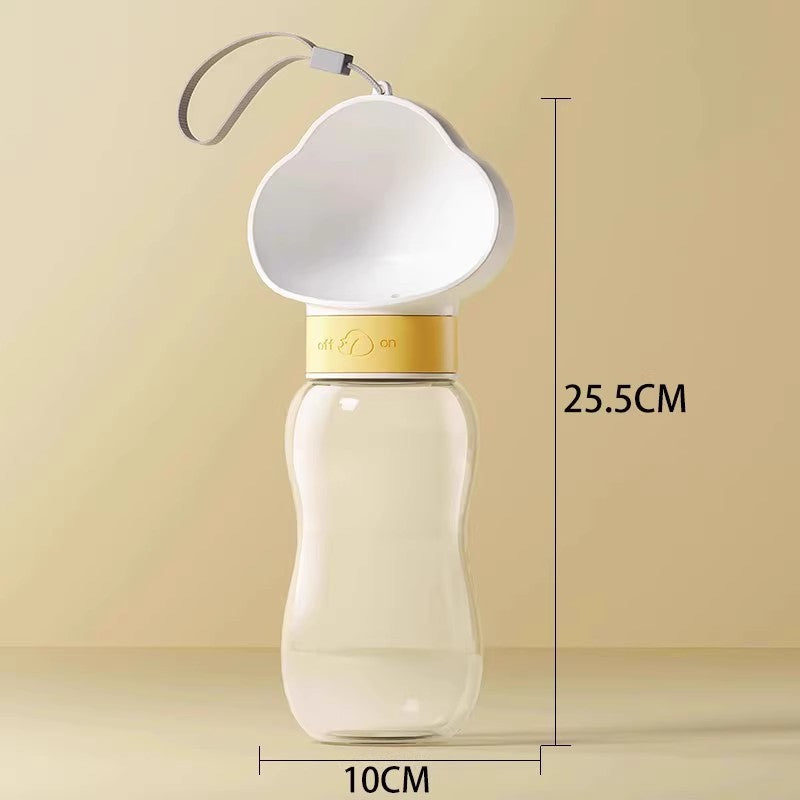 Portable water dispenser for puppies