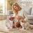 Large Capacity Pet Feeder and Water Dispenser with Anti-Blockage and Detachable Design