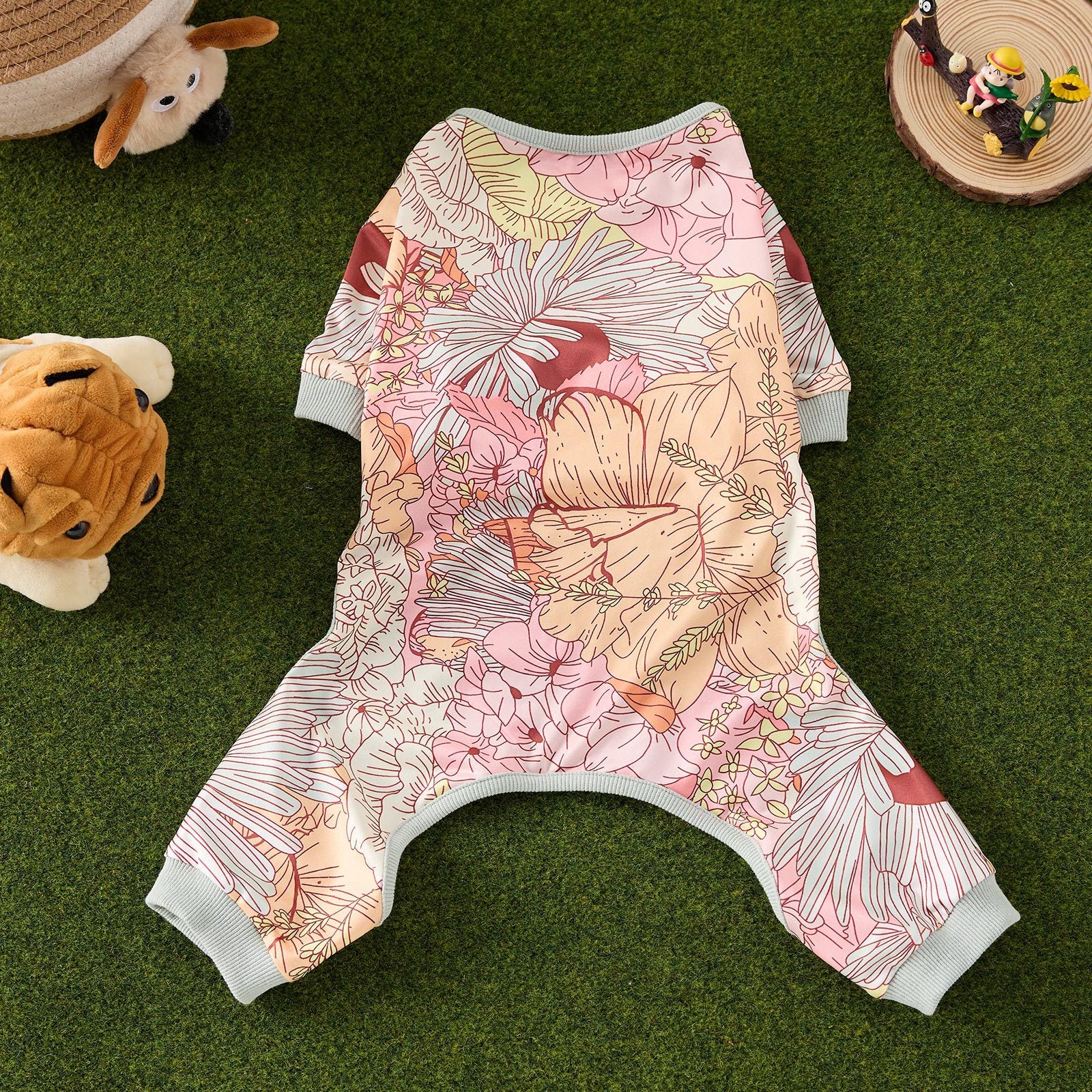 Four leg dog jumpsuit pyjamas, available in 12 colours, sizes Small to 3XL, image 35