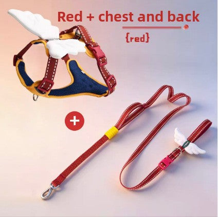 Angel wings dog harness, main product photo from Pet Royale UK