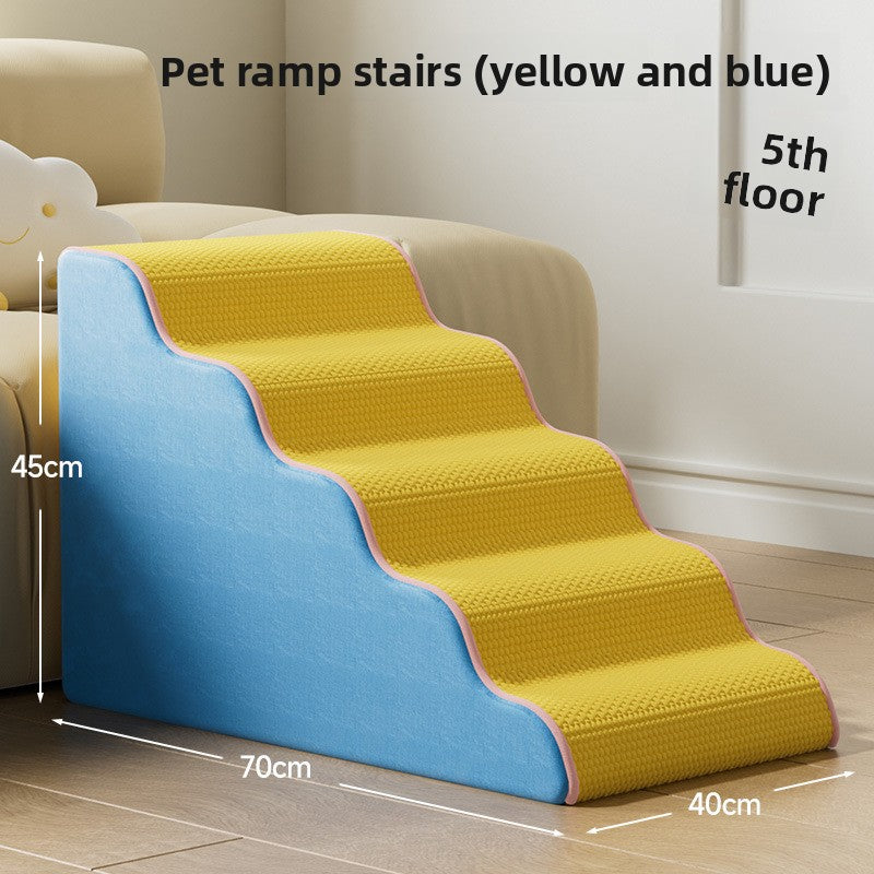 Washable foam pet stairs with gentle slope, photo 11 of 17