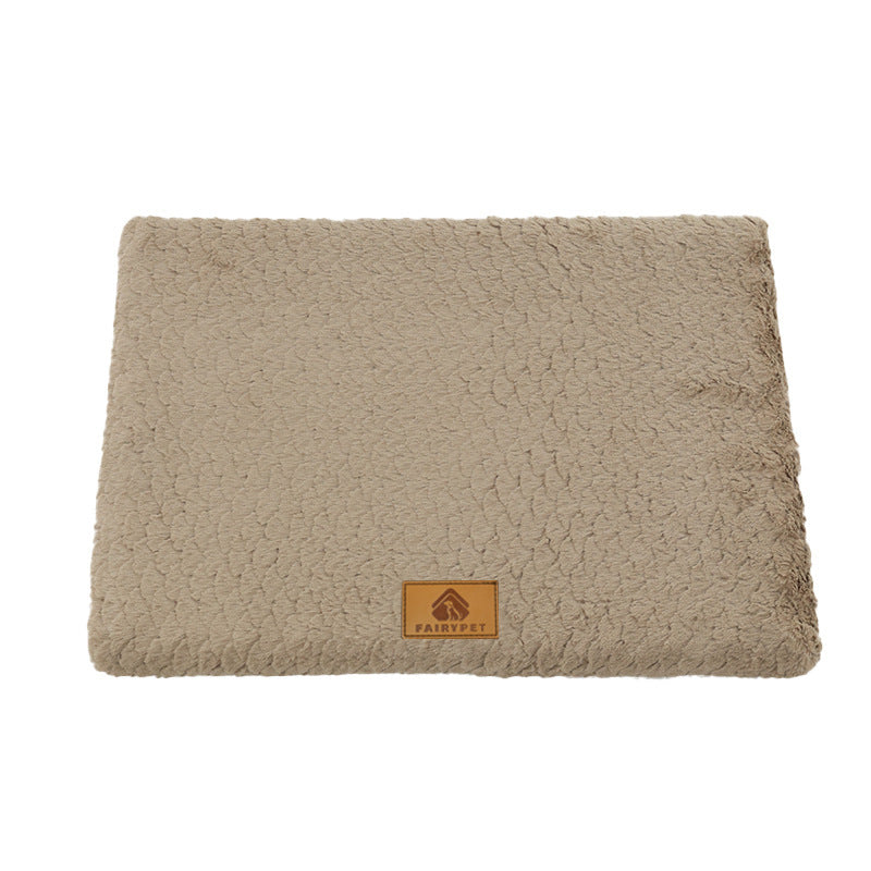 Egg crate foam dog mat with washable velvet cover, photo 16 of 25