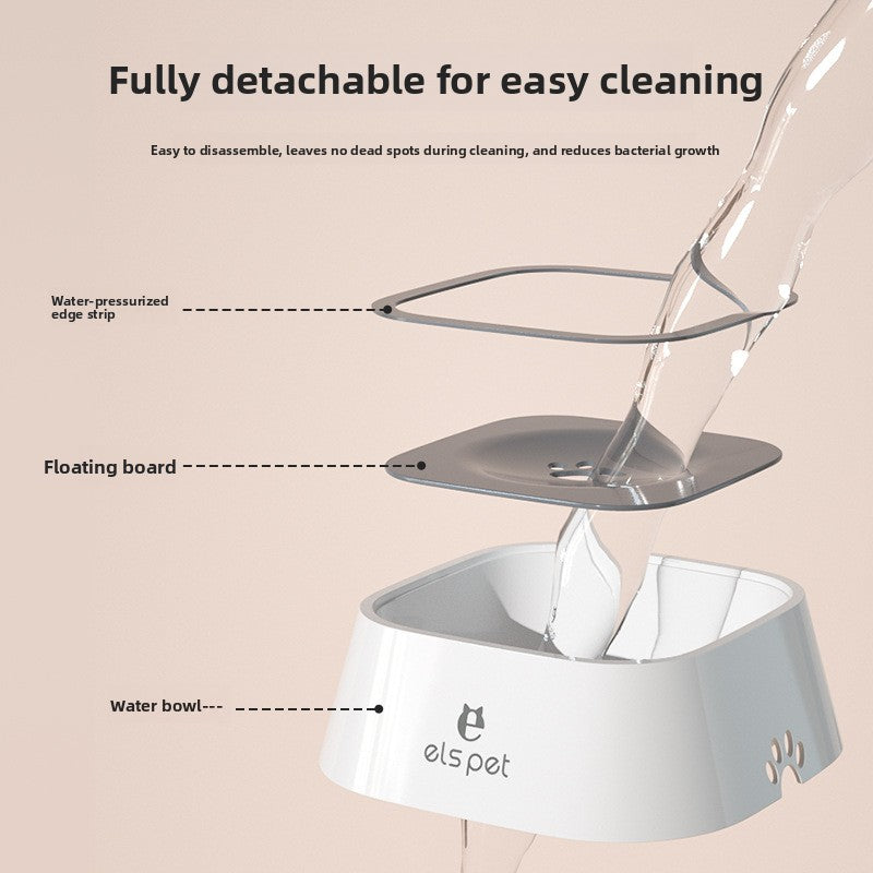 Floating Anti-Spill Pet Drinking Bowl