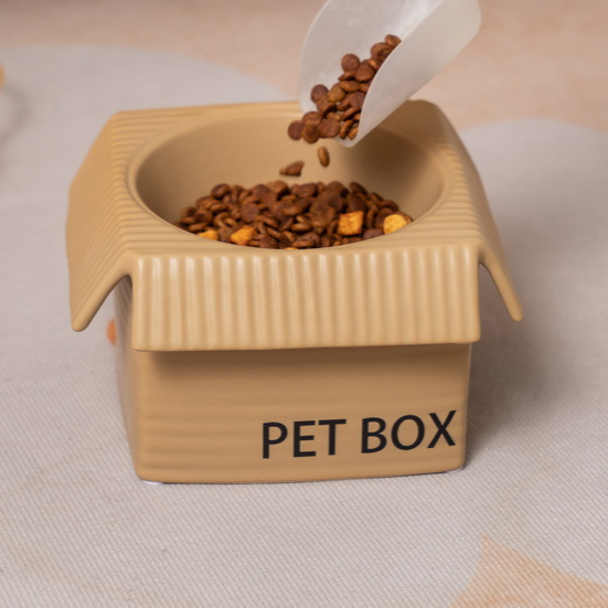 Ceramic Cat Food and Water Bowl