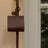 Round faux leather poo bag dispenser with clip, product image 4