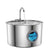 Stainless Steel Pet Water Fountain 3.2L with Filters, USB Powered