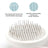 Self-Cleaning Pet Comb with Stainless Steel Pins for Dogs and Cats
