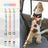 Retractable dog car seat belt lead with buckle clip, product image 2