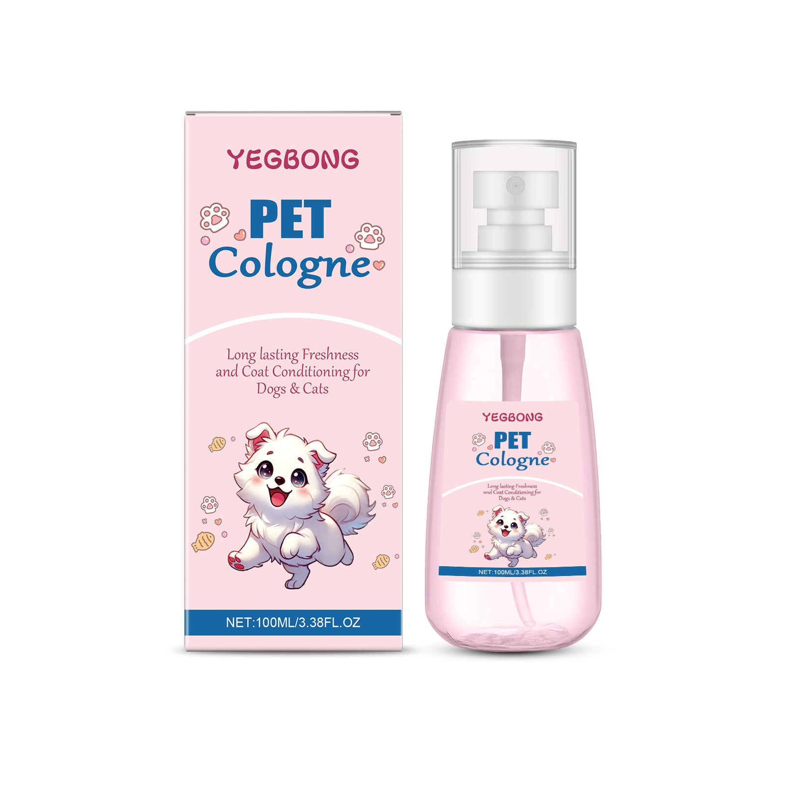 Portable Dog Deodorising Spray, Fresh Pet Care Mist