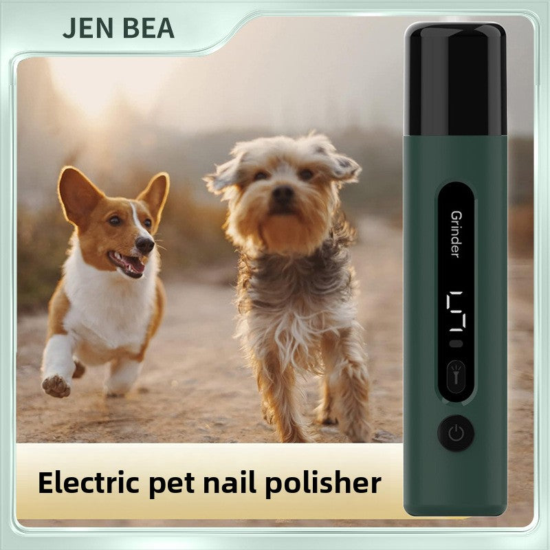 Type-C Rechargeable Pet Nail Grinder with Replacement Head