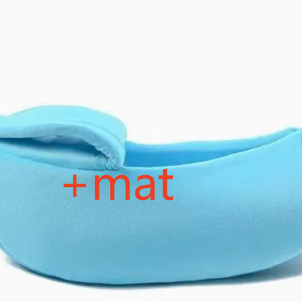 Playful fruit-shaped pet bed with curved sides, alternative angle view