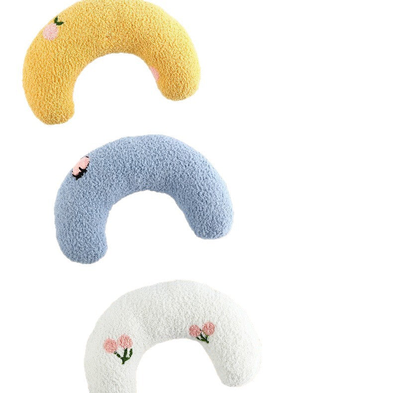 Lightweight U-shaped pet pillow pad with cotton filling, product image 4