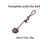 Christmas cotton rope dog toy set with knots for chewing and tug - view 23