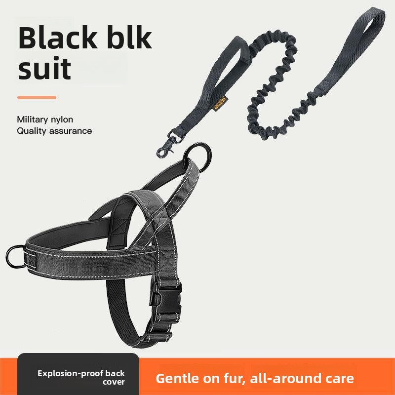 Reflective vest harness for medium and large dogs, available from Pet Royale UK