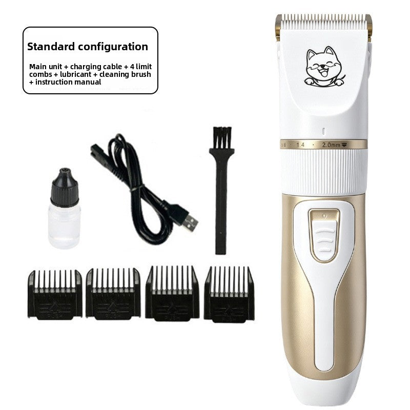 Electric Pet Hair Trimmer Set for Dogs and Cats, Complete Kit