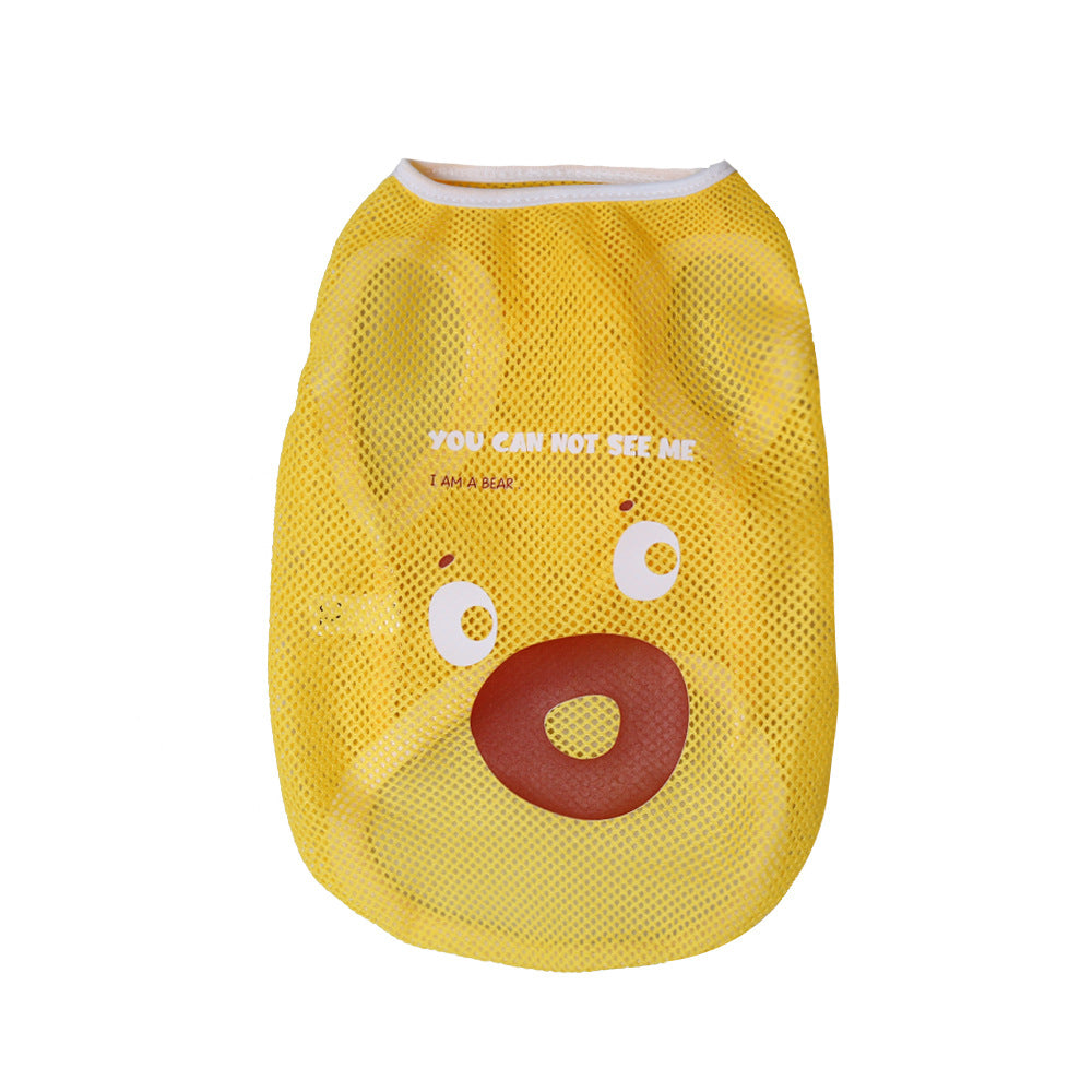 Cool mesh cartoon dog vest, available in 5 colours, image 47