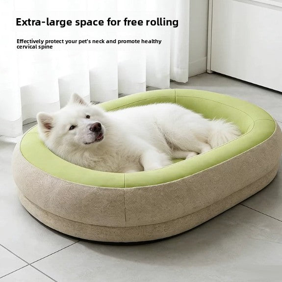 Waterproof Tear-Resistant Pet Bed Mat with Cool Mat Option