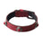 Adjustable PU leather cat collar with cat eye stone, product image 7