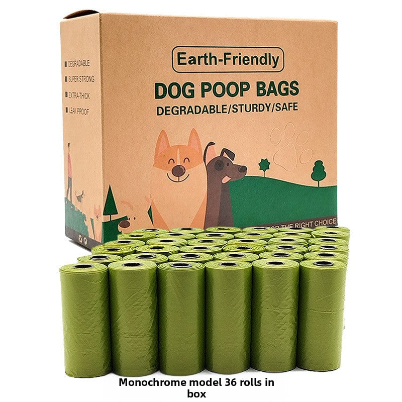 Scented Biodegradable Dog Poop Bags with Dispenser, Bulk Rolls