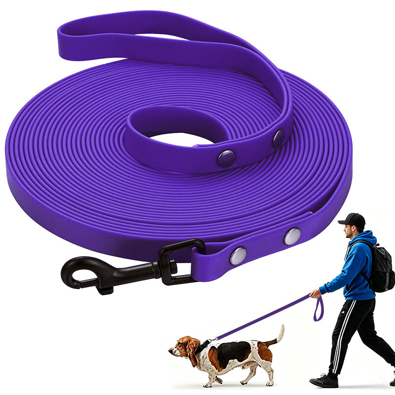 Waterproof PVC dog training lead, ideal for everyday use