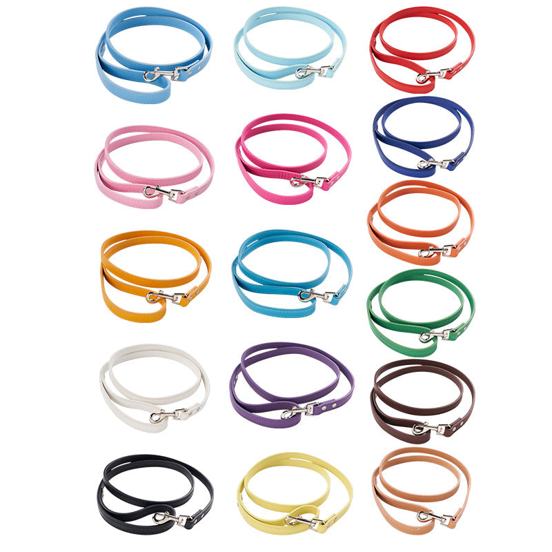 PU leather dog lead, available from Pet Royale UK