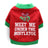 Cotton holiday pet T-shirt for small dogs and cats, front view