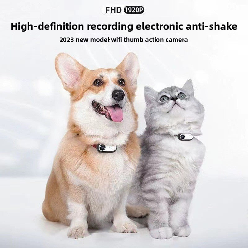 Cat Collar Camera with Direct Video Recording, Memory Options
