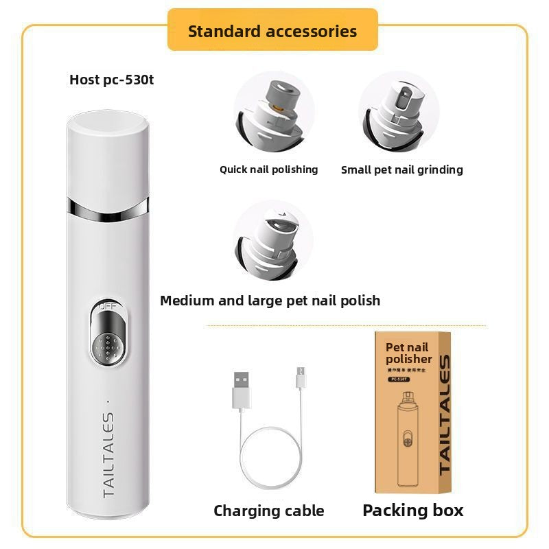 LED Pet Nail Clipper with Adjustable Safety Guard, Stainless Steel