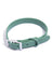 Reflective PVC vest harness for small and medium dogs on a wet walk