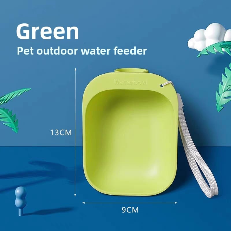Portable Pet Water Dispenser Bottle with Leak-Proof Twist Lock for Dog Walks and Travel