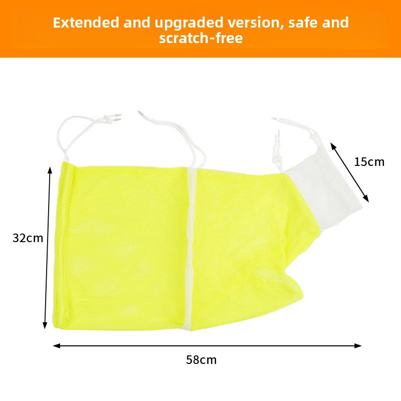 Anti-Scratch Cat Bathing Bag, Extended Grooming Restraint Bag