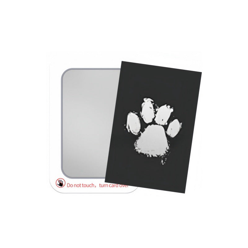 Dog and Cat Paw Print Keepsake Kit with Inkless Ink Pad and Memorial Photo Frame