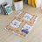 Breathable cotton pet mat with print in Soft Bear, size 90 x 70cm