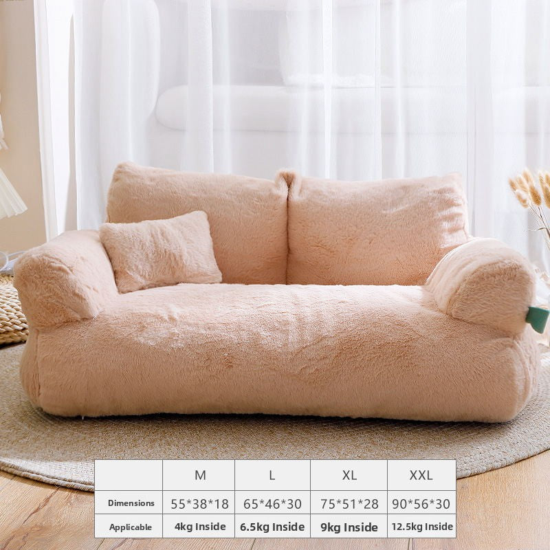 Mint green summer cat sofa bed with raised sides