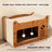 Two tier cardboard cat house with scratching board and play balls, view 7 of 14