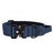 Tactical nylon dog collar with cobra buckle in Light Brown, side view