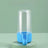 Automatic Bird Water and Food Feeder, 200ml Blue Dispenser for Quail, Chickens and Parrots