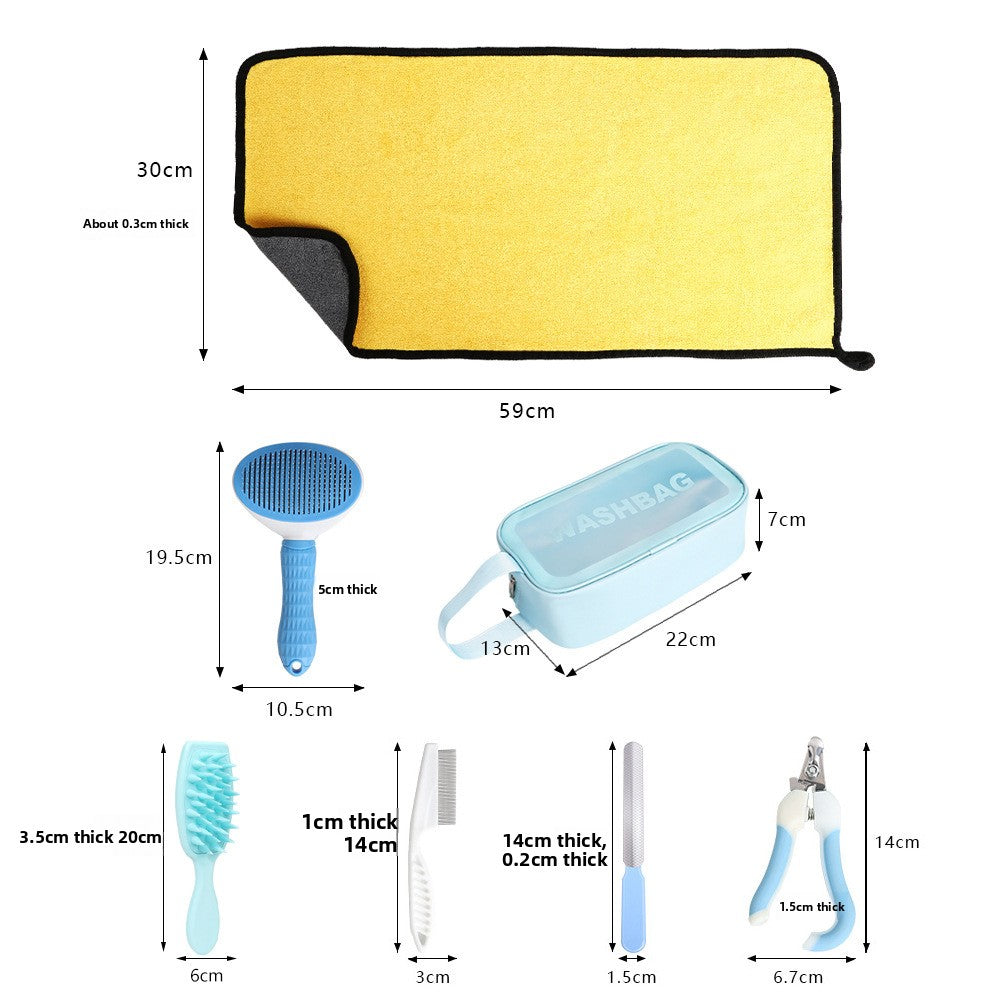 Pet Bath Massage Comb for Dogs and Cats, Loose Hair Remover