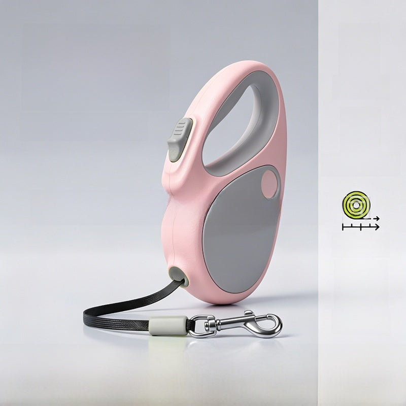 Automatic retractable dog lead, 5m, close-up detail view