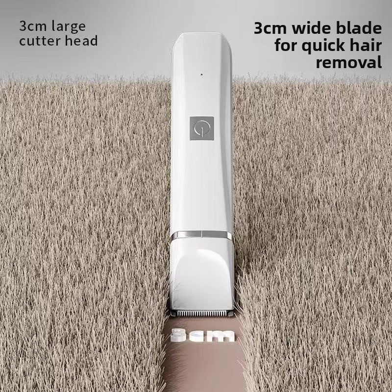 4-in-1 Quiet Pet Hair Clipper and Paw Trimmer with Nail Grinder