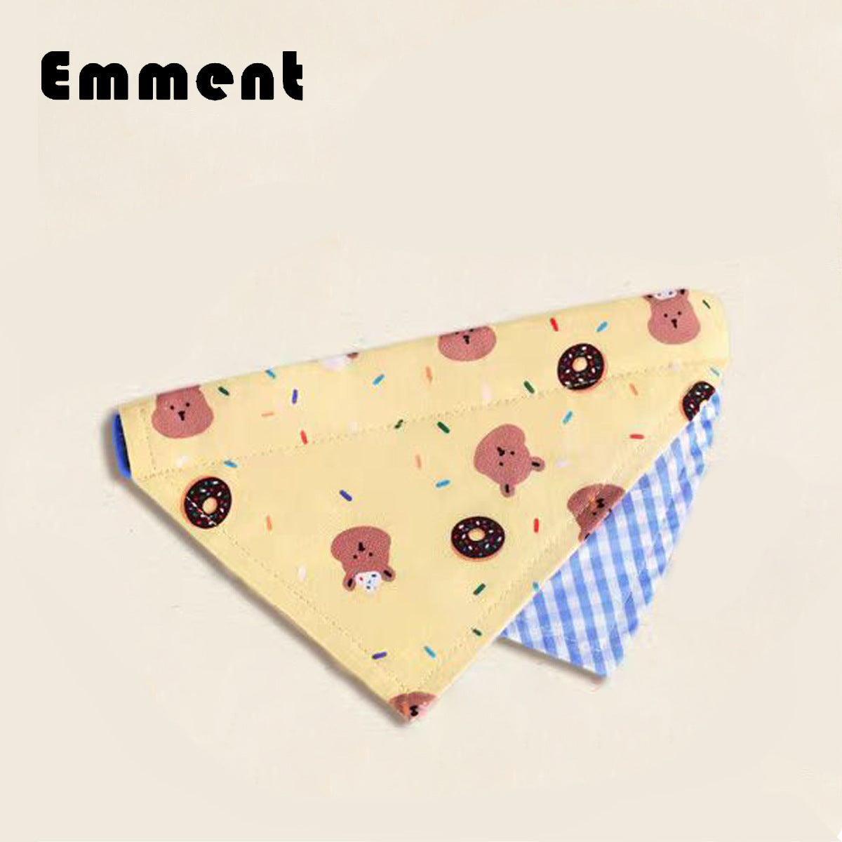 Cartoon print dog bandana scarf in a cute design, product image 7