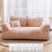 Detachable washable cat sofa bed in mousse coffee