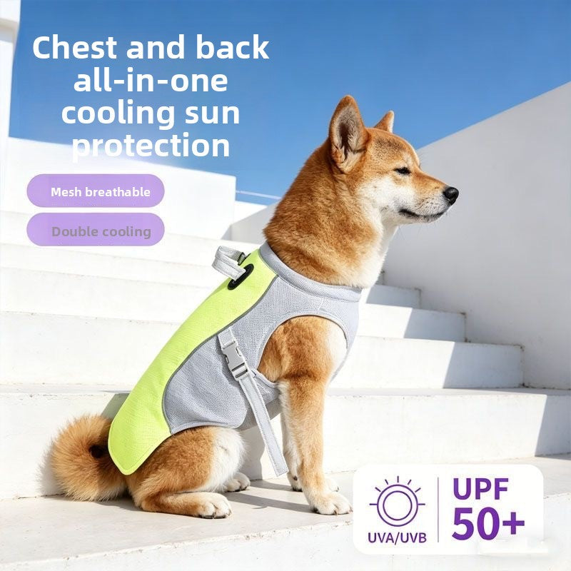 Ultra-light breathable summer dog vest in polyester, product image 4