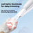 LED Pet Face and Paw Trimmer with Curved Blade and Oil Bottle