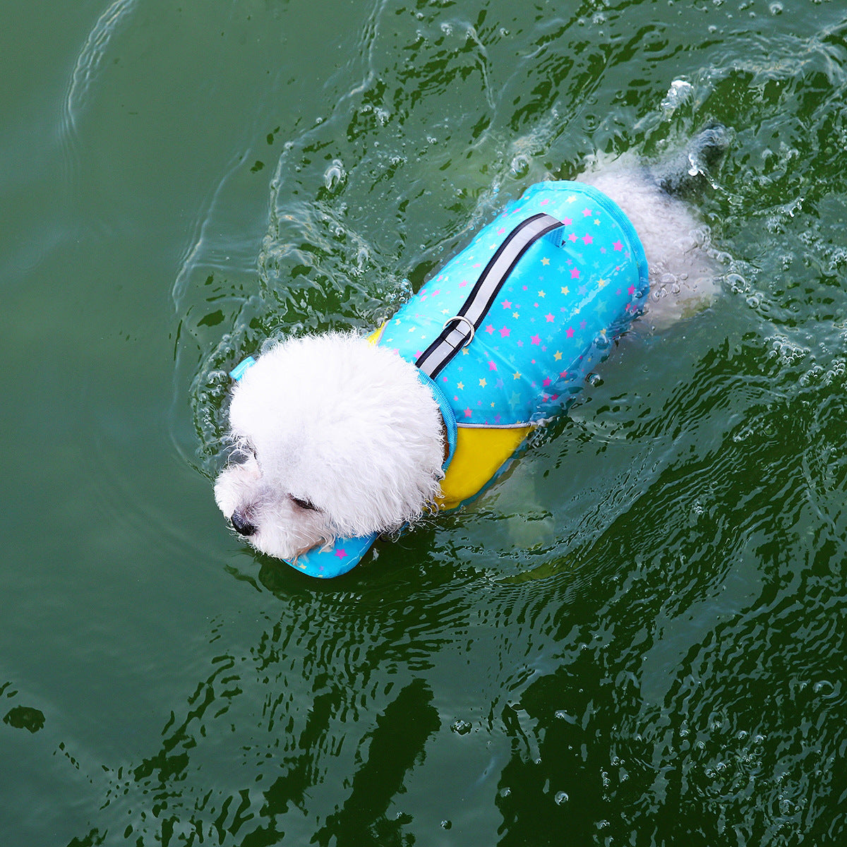 Dog life jacket with lead ring, available in 5 colours, image 4