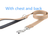 Wide chest nylon dog harness with front buckle and metal hardware, product image 69