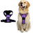 Reflective nylon vest dog harness in 8 colour options