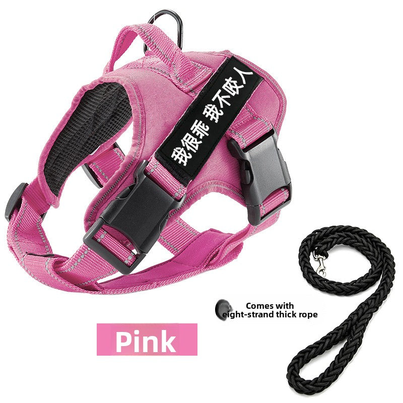 Padded vest dog harness, 6 sizes available from Pet Royale UK