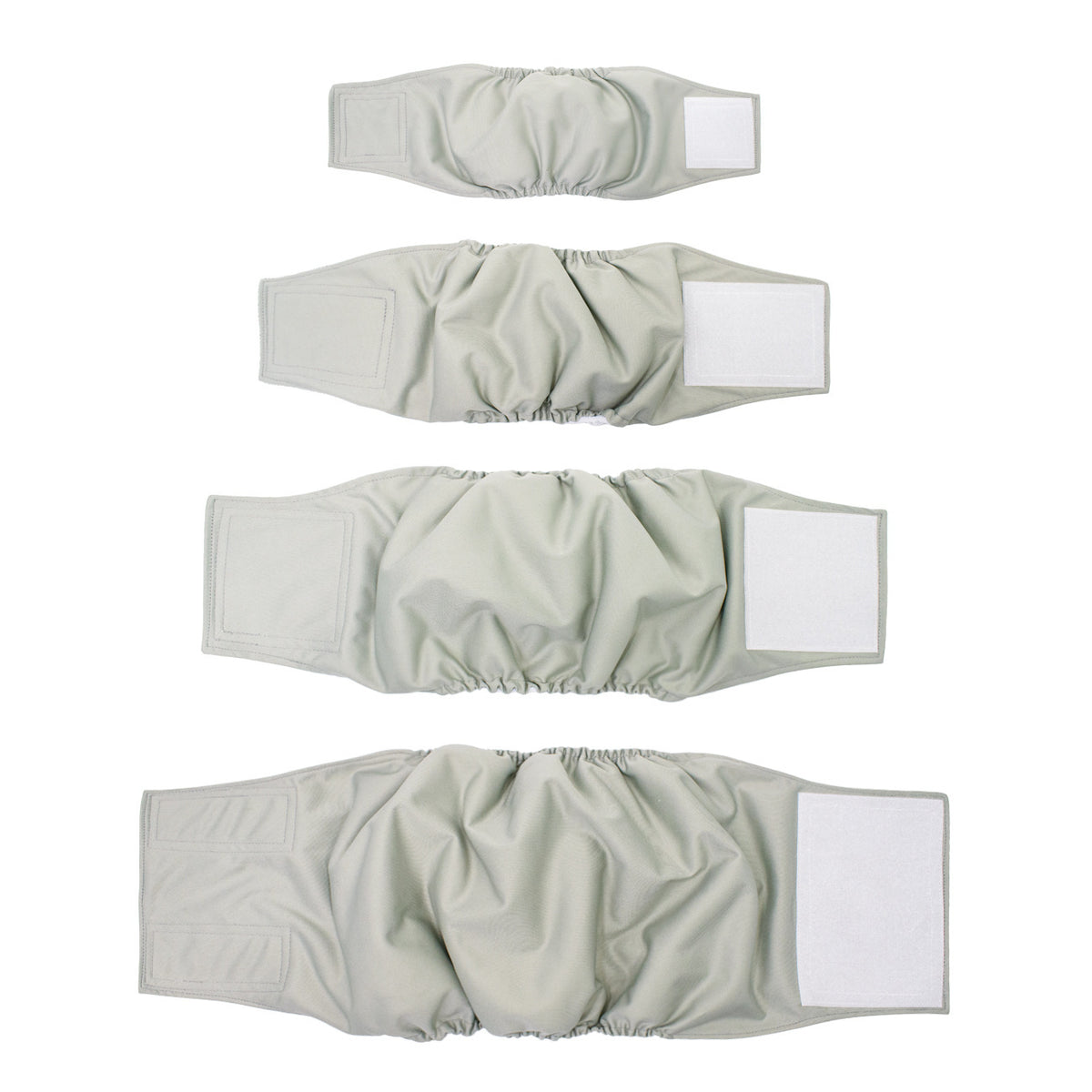 Washable Reusable Male Dog Diaper with Leak-Proof Absorbent Layer, Sizes S to XL